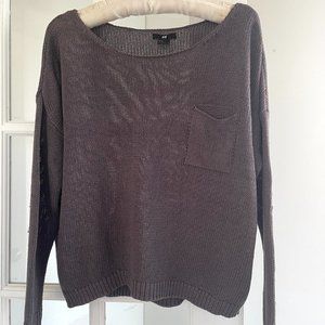H&M plum knit sweater